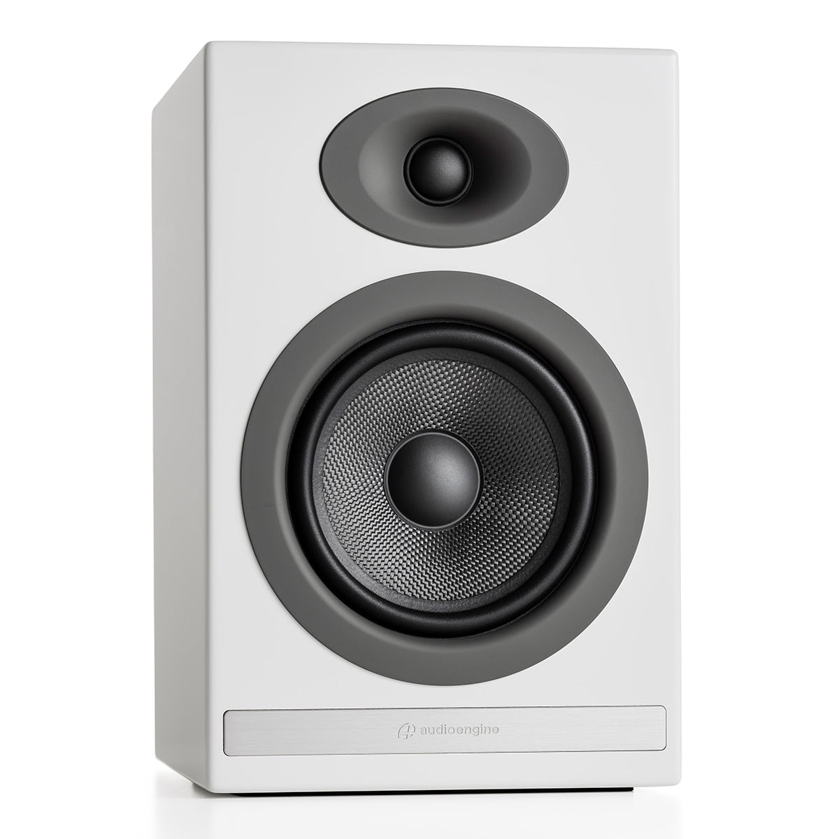 Audioengine HD5 Powered Bluetooth Bookshelf Speakers - Pair (High-Gloss White)