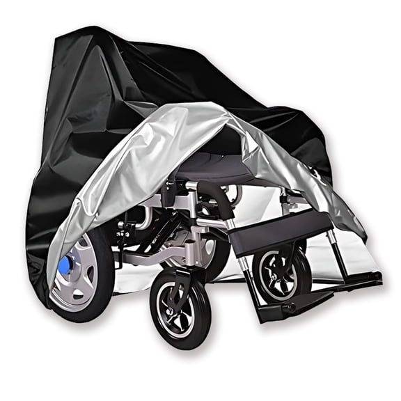 MODANU Electric Wheelchairs Cover Waterproof, 39.3 x 29.5 x 39.3 inch Heavy Duty Wheelchair Cover, Outdoor Protective Cover for Travel & Shower Power Wheelchair, Mobility Scooter