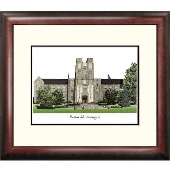Virginia Tech Alumnus Framed Lithograph