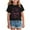 A3-Black, variant on Little/Big Girls Short Sleeve T-Shirt Crew Neck Casual Summer Tee Tops for Kids Teen(Black,2-3 Years)