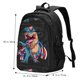 thumbnail image 5 of Fotbe Blue Dinosaur Mochila con Estampado y Puerto USB para Hombre y Mujer, Mochila Antirrobo, Mochila de Viaje, Mochila Escolar, Mochila Universitaria, 5 of 7