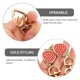 thumbnail image 5 of Chain Accessories Bag Extension Chain for DIY Use 2Pcs Alloy Red Strap, 5 of 5