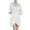 White, variant on Kaemgyyd Women's Satin Robe Silk Wedding Bridal Party Bathrobe Ruffle Half Sleeve Sleepwear Lightweight Belted Loungewear