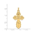 thumbnail image 3 of 14k Yellow Gold Eastern Orthodox Cross (22x41mm) Pendant / Charm, 3 of 3