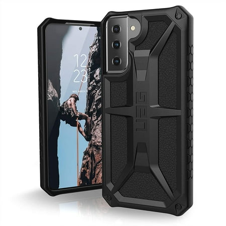 UAG Samsung Galaxy S21 Plus 5G Case [6.7-inch screen] Rugged Lightweight Slim Shockproof Premium Monarch Protective Cover, Black