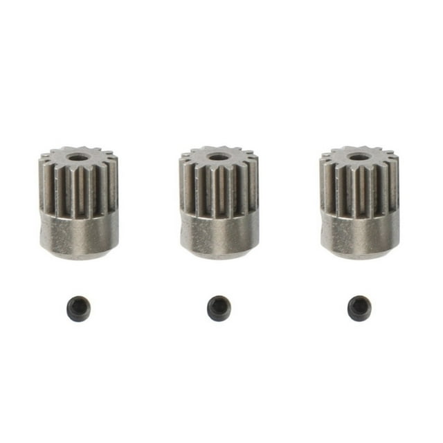 Engranaje de PiñóN de Motor de Metal, 3 Piezas, 14T para HBX 16889 16889A 16890 16890A SG1601 SG1602 Piezas de Repuesto de Coche Teledirigido