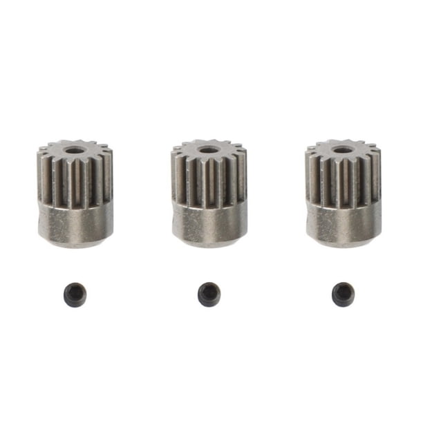 Engranaje de PiñóN de Motor de Metal, 3 Piezas, 14T para HBX 16889 16889A 16890 16890A SG1601 SG1602 Piezas de Repuesto de Coche Teledirigido