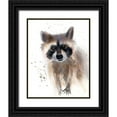 thumbnail image 1 of Shefranov, Olga 15x18 Black Ornate Wood Framed with Double Matting Museum Art Print Titled - Raccoon, 1 of 4