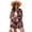 Hibiscus Flower, variant on FKEKYI Daisy Flower Honeycomb Print Women's 2 Piece Short Set Open Front Shirt Top & Shorts with Elastic Waist Beachwear Loungewear Set for Ladies Summer Outfits, M