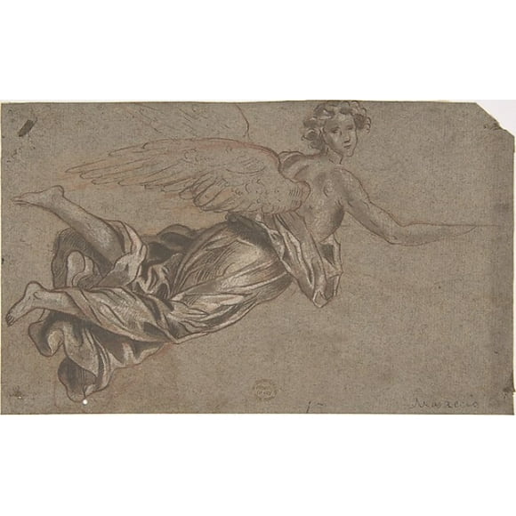 Flying Angel Poster Print by Anonymous, Italian, 17th century (18 x 24)
