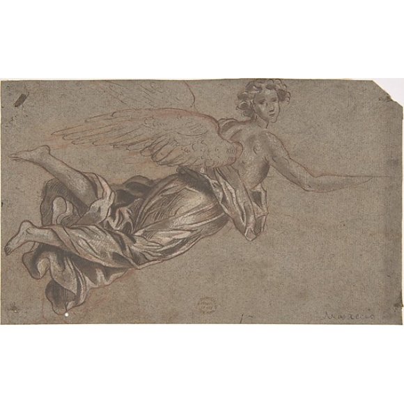 Flying Angel Poster Print by Anonymous, Italian, 17th century (18 x 24)