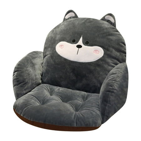 

GARENAS Cute Cartoon Cushion Back Office Chair Cushion Sofa Pillow Cushion Home Decoration Cushion Lumbar Support(Grey)