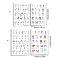 thumbnail image 3 of 2Pieces Educational Arabic Islamics Colorful Alphabets and Number Wall Art Poster Prints for Kids Room and Classrooms 40 x 60cm, 3 of 4