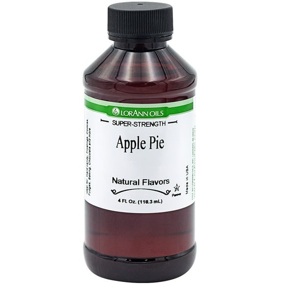 LorAnn Oils 4 oz. All-Natural Apple Pie Super Strength Flavor