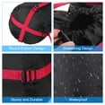 thumbnail image 3 of Unique Bargains Compression Stuff Sack, S Size Waterproof Sleeping Bag Storage Sack Black Red, 3 of 7