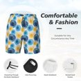 thumbnail image 3 of Balery Circular Mens Swim Trunks Swim Shorts for Men Quick Dry Inseam Beach Shorts with Compression Liner Pocket-Medium, 3 of 9