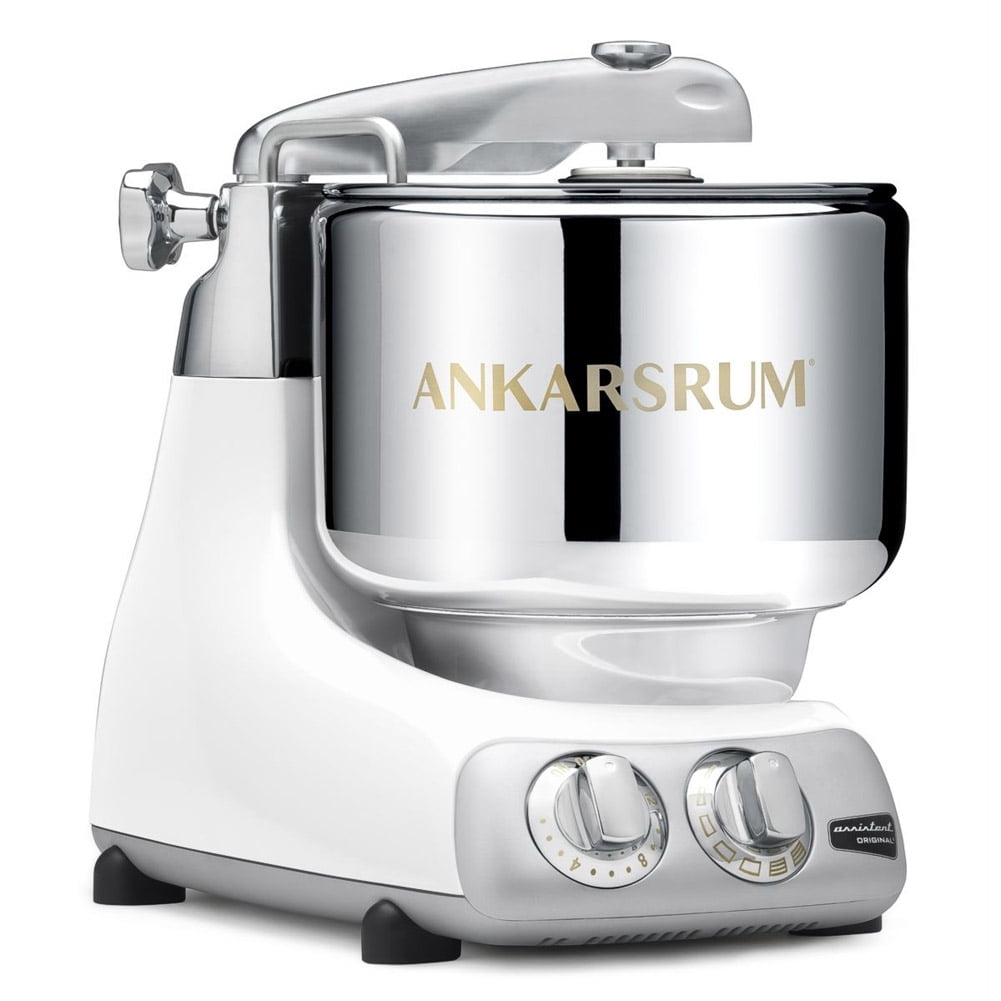 Ankarsrum Original 6230 Mineral White and Stainless Steel 7 Liter Stand