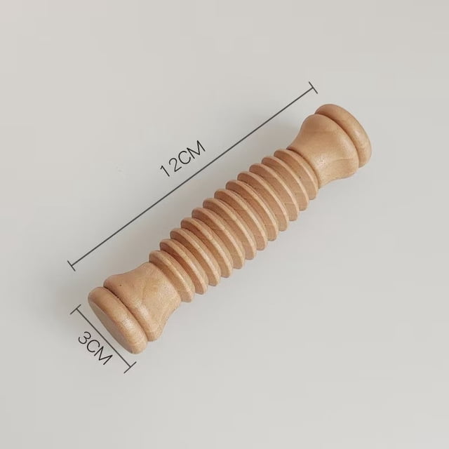 Typpkmm 1 Rodillo Masajeador De Pies De Madera Para Relajarse Y Aliviar La PresióN.