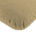 thumbnail image 5 of Jordan Manufacturing 45" x 22" McHusk Birch Beige Crosshatch Rectangular Outdoor Chair Cushion with Ties and Hanger Loop, 5 of 14