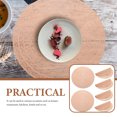 thumbnail image 2 of 6Pcs Round Shaped Table Mats Wear-resistant Place Mats Heat-resisting Dining Mats, 2 of 9