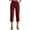 *Wine, variant on VBVC Women's High Waisted Pleated Capri Pants,Button Closure Cropped Dress Pants For Women,Ladies Elegant Business Office Work Slacks with Pockets,Black,S-3XL