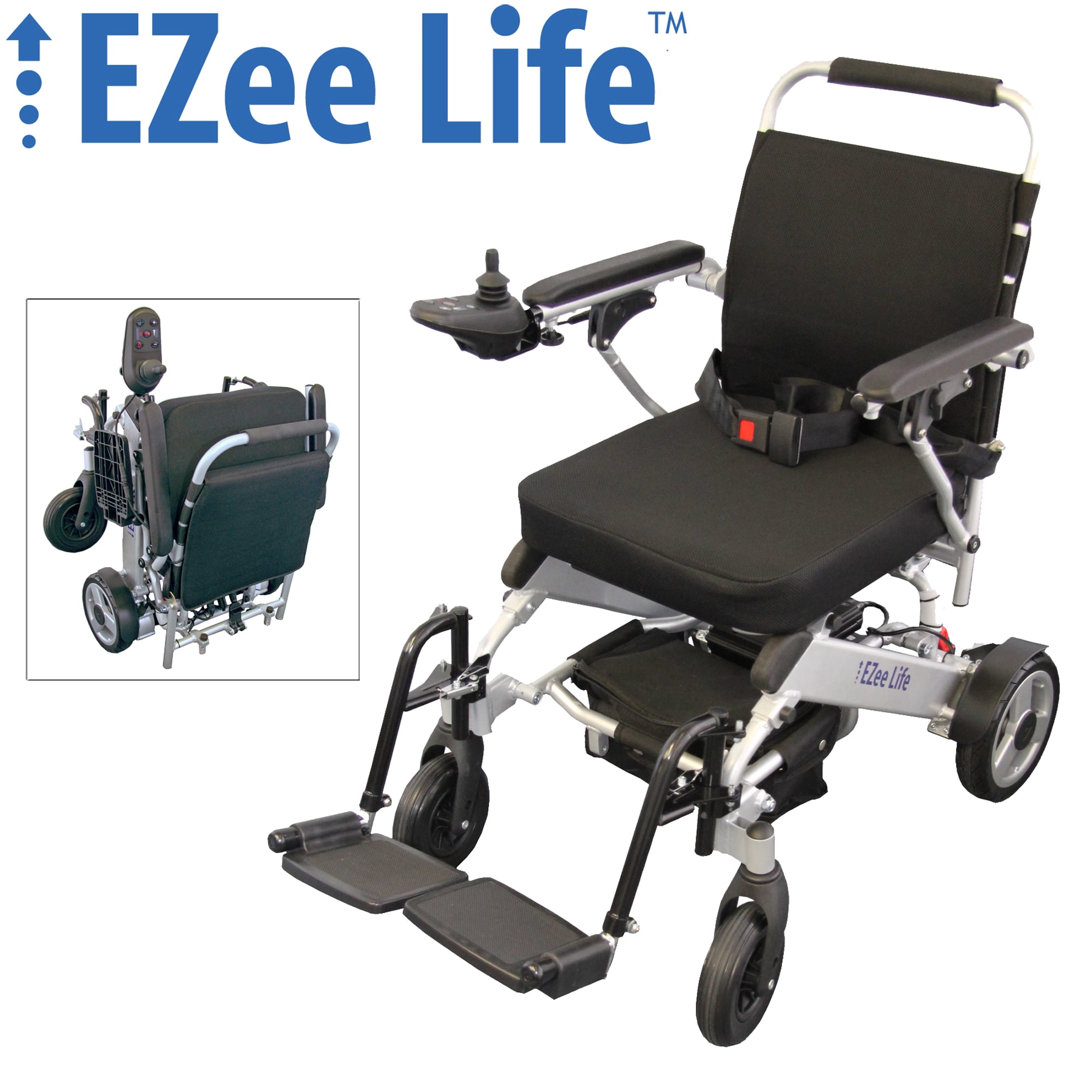 EZee Life 1G EZee Fold Electric Power Wheelchair Standard with 10