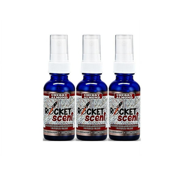3-Pack Rocket Scent Cherry Almond Concentrated Air Freshener