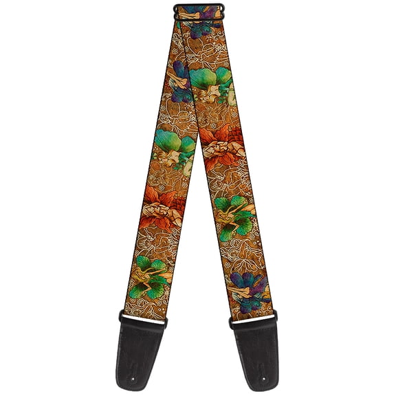 Buckle-Down Guitar Strap, Tattoo Johnny Fairy Nail Biter, 2 Inches Wide
