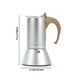 thumbnail image 2 of ¡Precios Increíbles!, Cafetera italiana de aluminio de grado alimenticio con fondo cubierto y cocina de inducción Akmoler, 2 of 6