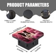 thumbnail image 2 of Hitch Cover Fits For 2-Inch Hitch,Border Collie Dog Standing In The Middle Of Purple Flowersrubber Trailer Hitch Cover Tube Plug Insert,Car Exterior Accessories, Receiver Tube Hitch Plug, 2 of 6