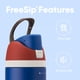 thumbnail image 3 of Botella de agua Owala Marvel FreeSip con aislamiento de 700 ml Captain America, 3 of 6