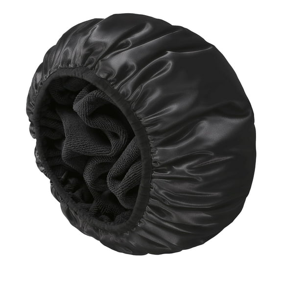 Lined Shower Cap,Triple Layer Large Cap for Women,Shower Cap Reusable Waterproof,Long Thick Hair