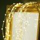 thumbnail image 3 of Luces de hadas LED en cascada de 2 m, paquete de luz blanca cálida, 8 modos de luz, funciona con pilas con control remoto, decoración interior y exterior, 3 of 7