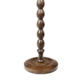 thumbnail image 5 of JONATHAN Y Augustus 24.5" Cottage Classic Spindle Wood Pedestal Round Drink Table and Decorative End Table, Dark Brown, END3007B, 5 of 5