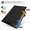 thumbnail image 3 of Tree of Life Embossed Case for ipad 11 Stand, Card Slots, Stylus Loop Black, 3 of 5