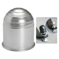 thumbnail image 3 of Cubierta de bola de enganche de remolque de nailon de 50 mm para RV, barco, camión, a prueba de polvo, color plateado Plata, 3 of 6