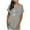 a Gray Shirts for women, variant on HAPIMO Women's Trendy Loose Tops Dressy Tunic V Neck Pullover Elegant Casual Relaxed Blouses for Teen Girls Solid Color Summer Tees Ruffle Sleeve Army Green XL