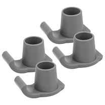 UEETEK Walker Slides Glides Outside TPR Silver 4Pcs