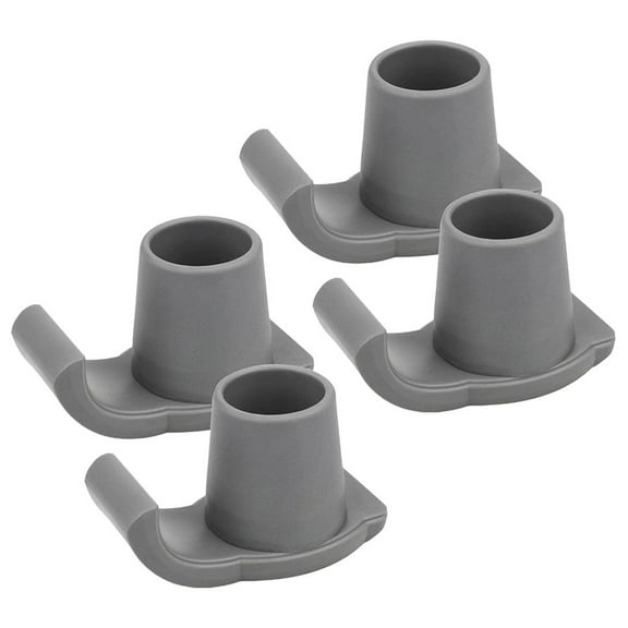 UEETEK Walker Slides Glides Outside TPR Silver 4Pcs