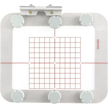 Magnetic Embroidery Hoop for Brother SE700 SE600 SE725 SE625 SE630 SE400 PE545 PE535 PE550D LB5500 LB6800 and Babylock Aurora Verve (4"x4" - SA432M)$$Art & Craft