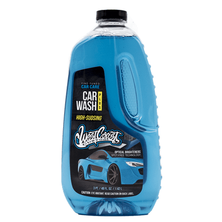 West Coast Customs Car Wash Plus, 48 oz., Fine-Tuned Car Care, Car Wash, Auto Wash, Car Wash Soap,