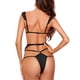 thumbnail image 4 of Conjunto de ropa interior de encaje sexy para mujer Sujetador Panty Liguero Vendaje Lencería Regalo, S AweSitey XX000179-01, 4 of 7