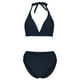 thumbnail image 5 of Traje de baño para mujer Trajes de baño de color sólido sin mangas de gran tamaño para mujer Traje de baño dividido Traje de baño sin mangas Trajes de baño para mujer, 5 of 7