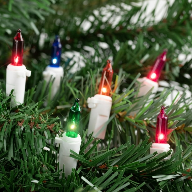 100 count multicolor christmas lights outlet