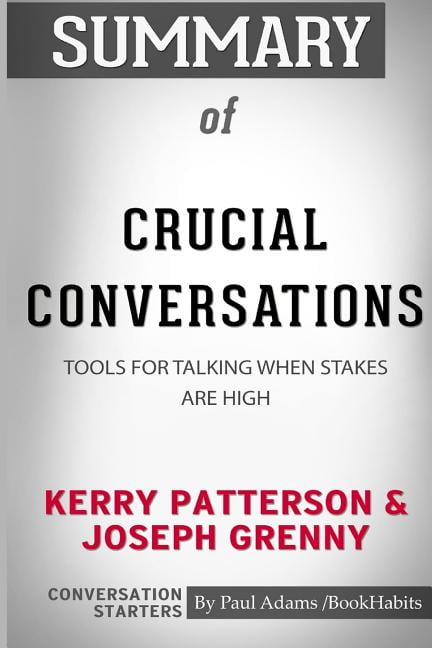 crucial conversations kerry patterson pdf