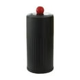 thumbnail image 1 of Portabrochas de maquillaje con elevación automática y tapa antipolvo para tocador de baño. Negro, 1 of 8