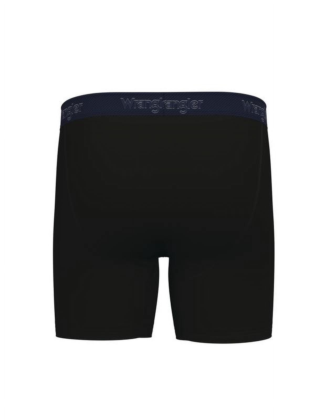 Wrangler Men’s Supima ComfortFlex Stretch Boxer Briefs, 6-Pack