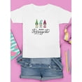 thumbnail image 3 of Buon Ferragosto Cute Gnomes T-Shirt Juniors -Image by Shutterstock,  x-Small, 3 of 4