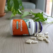 NOW Supplements, Selenium (L-Selenomethionine) 200 mcg, Essential Mineral*, 180 Veg Capsules