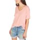 thumbnail image 2 of Camiseta básica Lucky Brand con detalle de costuras naranja XS, 2 of 2